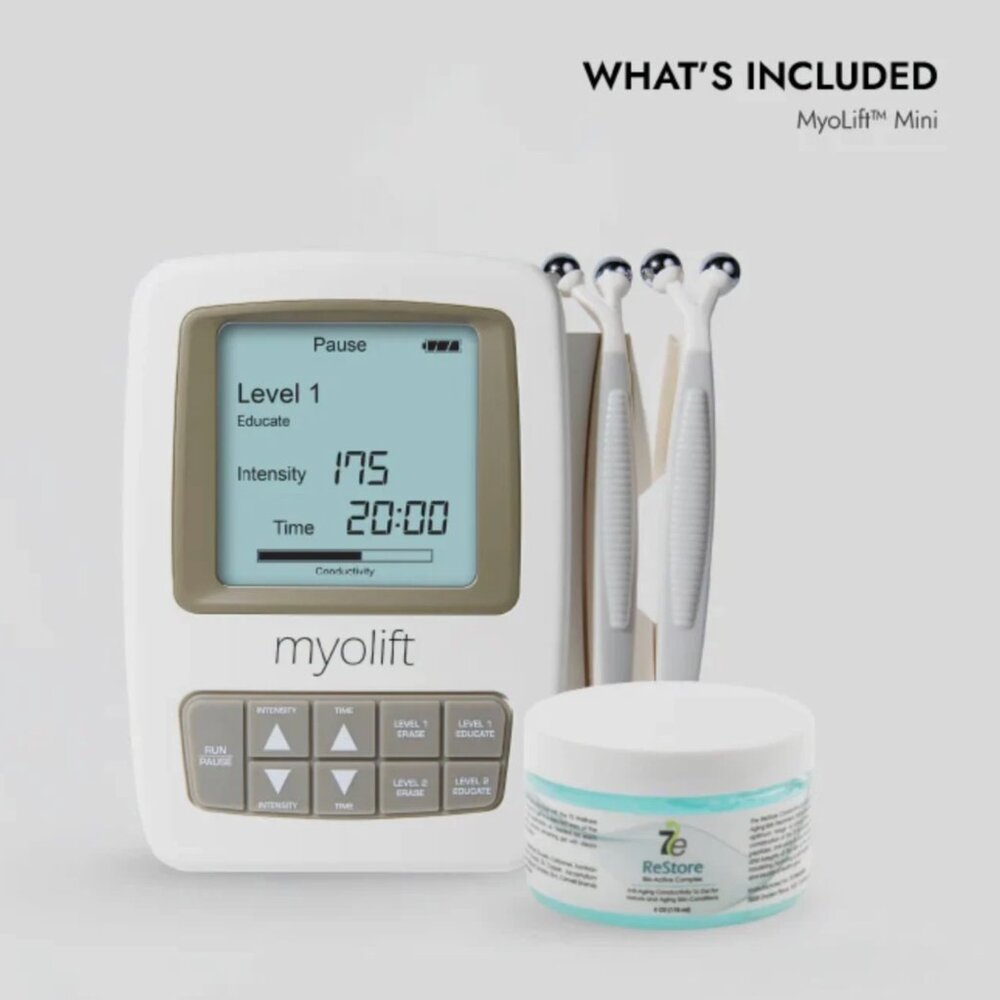 7E Wellness MyoLift Mini Microcurrent Facial Device
